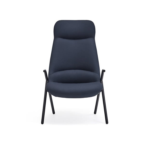 Poltrona blu scuro, altezza 114 cm Dins - Teulat-image-2