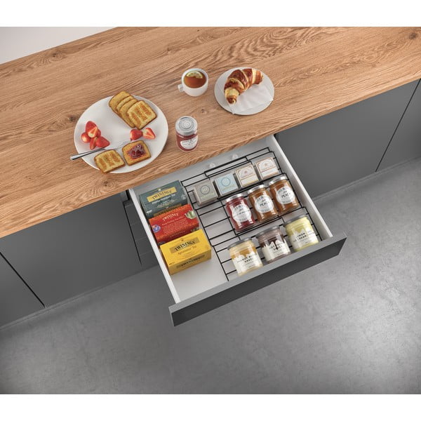 Organizzatore di rametti in acciaio inox Lava - Metaltex-image-1