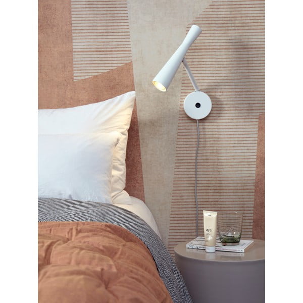 Lampada da parete bianca ø 6 cm Bordeaux - it's about RoMi-image-1