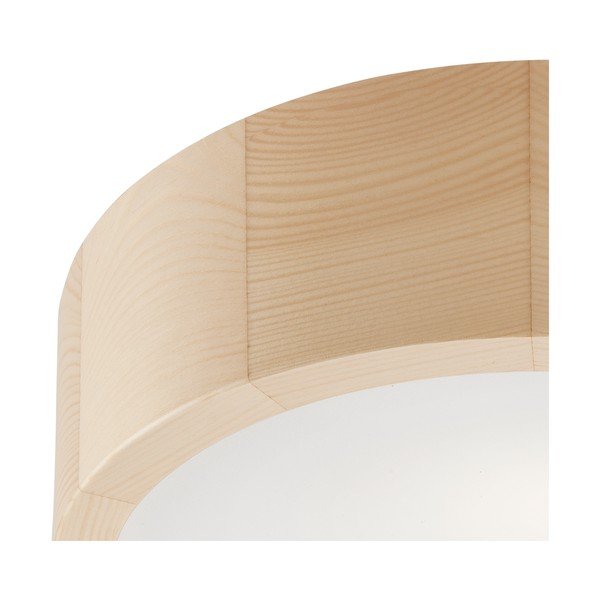 Lampada da soffitto marrone chiaro con paralume in vetro ø 27 cm Eveline - LAMKUR-image-3