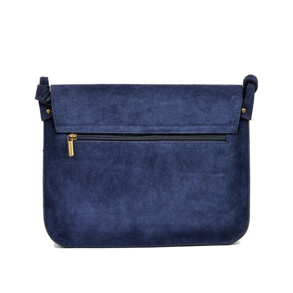 Borsa Ella in pelle blu scuro - Renata Corsi-image-1