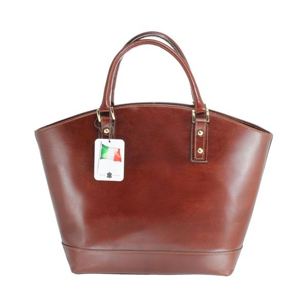 Borsa Stefania in pelle marrone - Chicca Borse-image-1