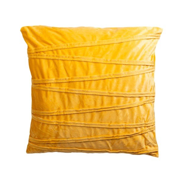 Cuscino decorativo giallo, 45 x 45 cm Ella - JAHU collections