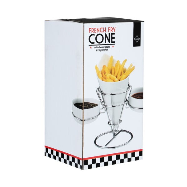 Supporto per patatine fritte e salse Cono per patatine fritte - Premier Housewares-image-3