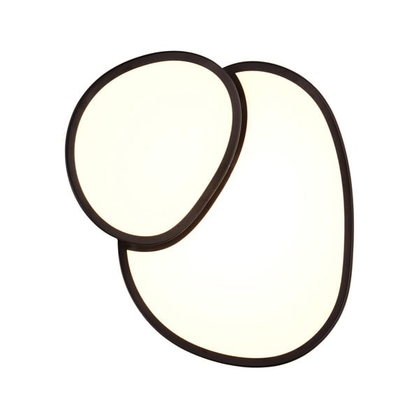 Plafoniera LED nera 36x43,5 cm Rise - Trio-image-1