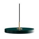 Lampada a sospensione LED verde scuro con paralume in metallo ø 31 cm Asteria Mini - UMAGE