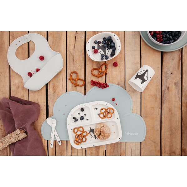 Tovaglietta in silicone blu Cloud, 49 x 27 cm - Kindsgut-image-1