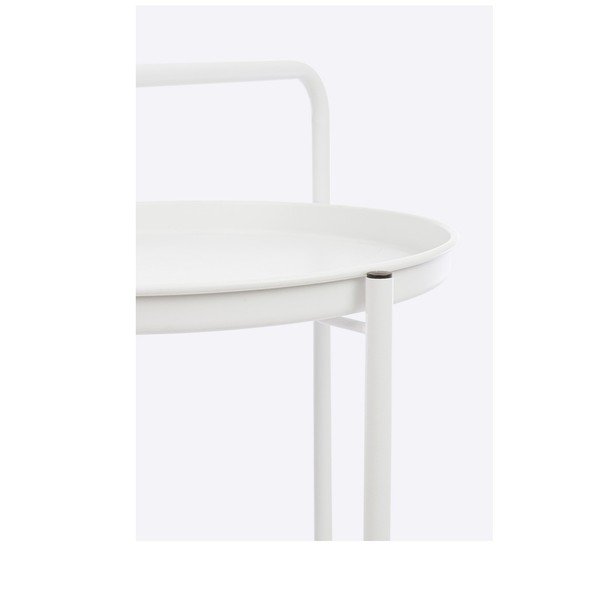 Tavolino da servizio in acciaio ø 44,5 cm Austin – Bizzotto-image-2