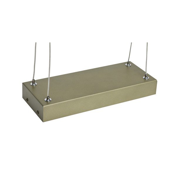 Lampadario LED verde con intensità regolabile Tube – Hübsch-image-3