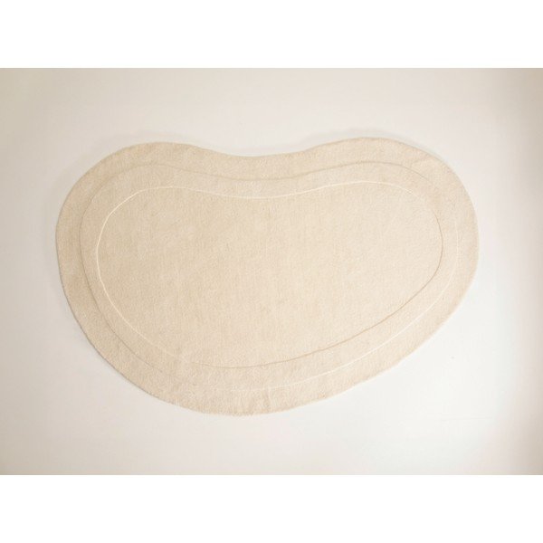 Tappeto color crema in lana 150x230 cm Cloria – Micadoni -image-1