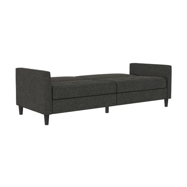 Divano grigio scuro in velluto 207 cm Presley - Støraa-image-4