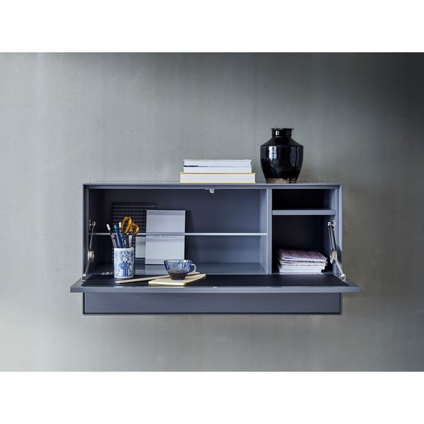 Armadio multifunzione a parete grigio grafite Edge by Hammel - Hammel Furniture-image-1