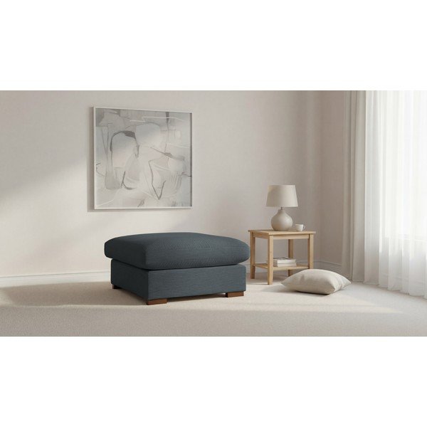 Sgabello in velluto a coste grigio Comfy - Scandic-image-4
