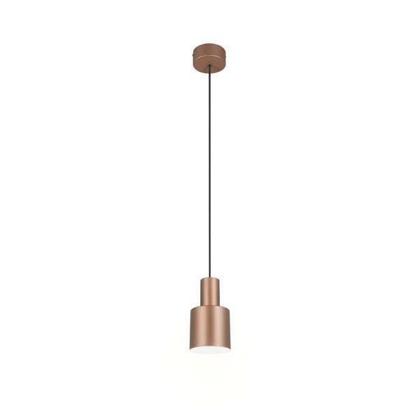Lampadario marrone con paralume in metallo ø 12 cm Agudo - Trio-image-2