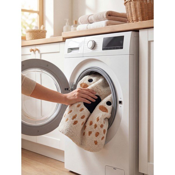 Tappeto per bambini color crema in cotone lavabile/tessuto a mano 120x137 cm Snuggle Nienchen – Hanse Home-image-3