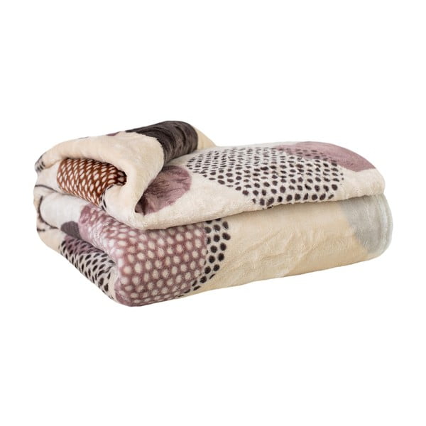 Coperta in micropile 200x220 cm Circles - My Home-image-1