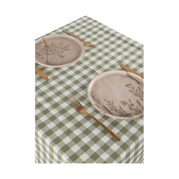 Tovaglia in cotone 150x150 cm Gingham – Tiseco Home Studio-image-1