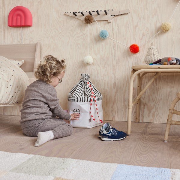 Set copripiumino e federa da bambini color crema in cotone per culla 70x100 cm Konfetti – OYOY Mini-image-2