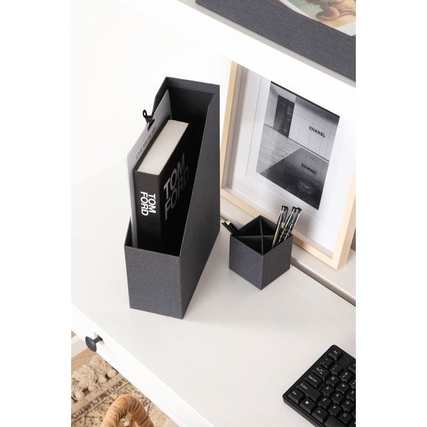 Set di organizer in cartone 4 pz Hugo Canvas Paper Laminate – Bigso-image-2