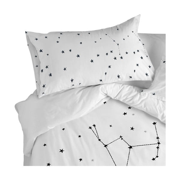 Set di 2 federe in cotone, 50 x 75 cm Constellation - Blanc-image-1