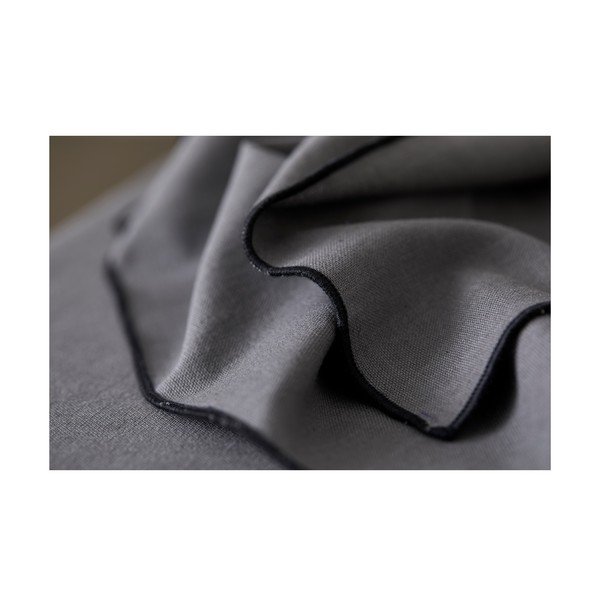 Tovaglia di cotone grigio, 250 x 140 cm Organic - Södahl-image-1