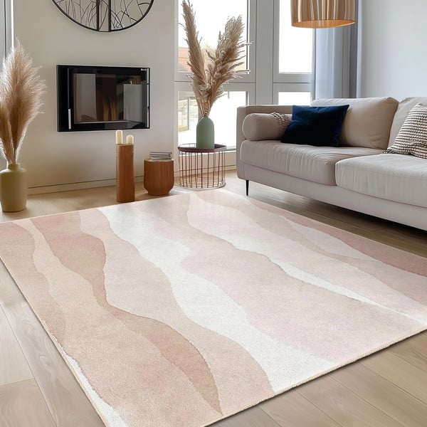 Passatoia color crema lavabile 80x200 cm Komodo Beach – Mila Home-image-3