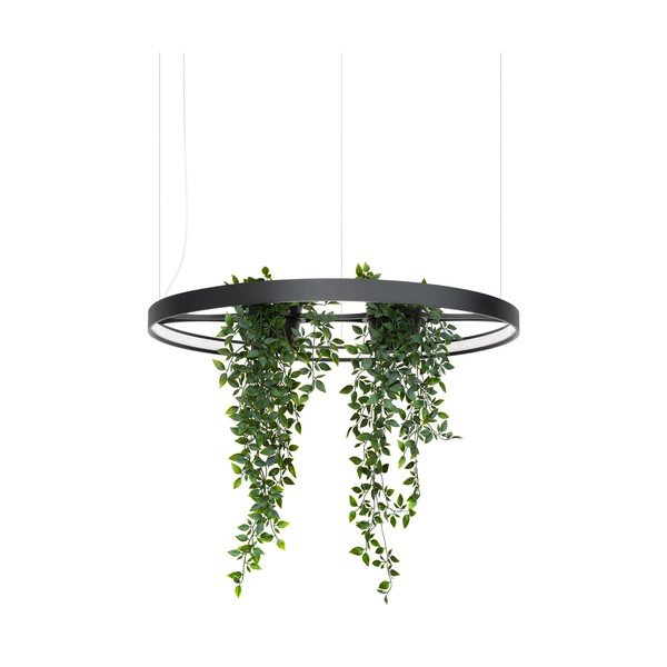 Lampadario LED nero in alluminio ø 78 cm RIO – Thoro