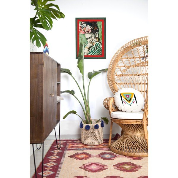 Quadro murale in cornice rossa, 30 x 40 cm Frida - Surdic-image-1