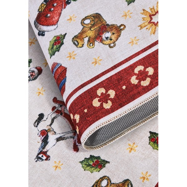 Tappeto rosso con motivo natalizio 160x230 cm Red Christmas - Villeroy&Boch-image-4