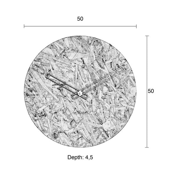 Nástěnné hodiny Zuiver Time, ø 50 cm-image-3