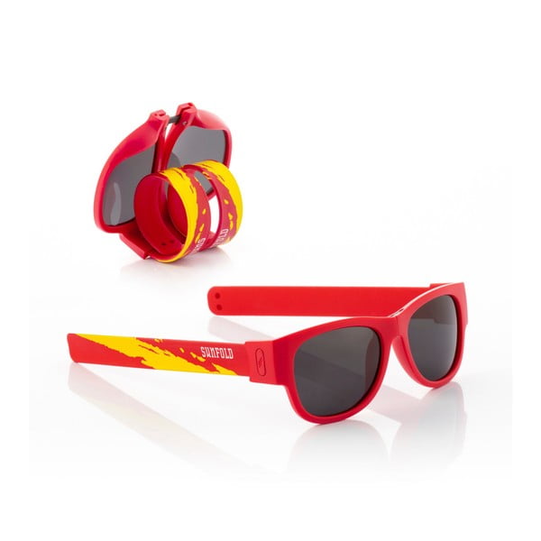 Occhiali da sole rossi Sunfold Kids Mondial Spagna - InnovaGoods