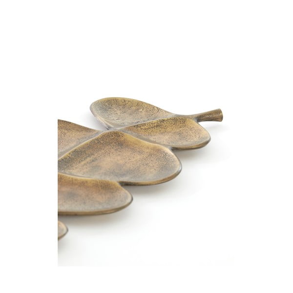 Vassoio decorativo in metallo 25x52 cm Akaki - Light & Living-image-2