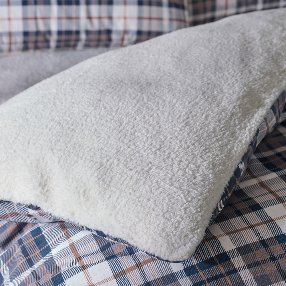 Comfort Spaces Set copripiumino per letto queen size, 3 pezzi, con pieghe e nervature, leggero, per tutte le stagioni, morbido, in microfibra prelavata, per letto queen size, colore: panna