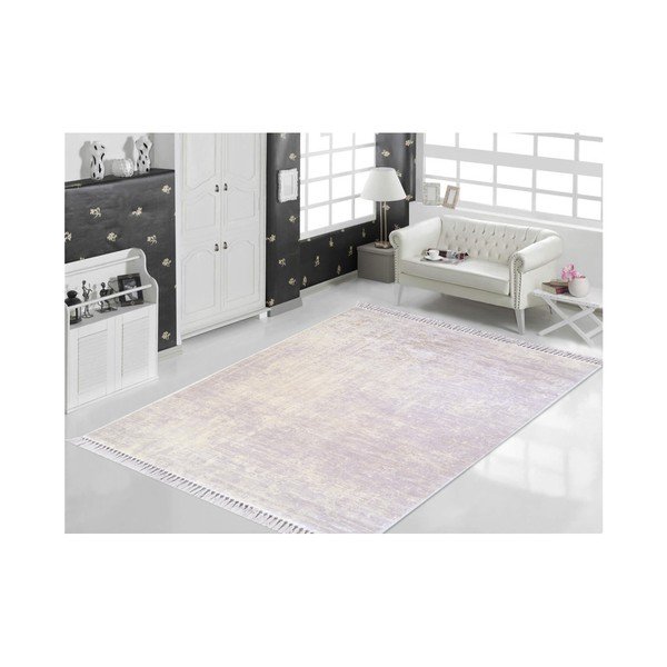 Tappeto Hali Geometrik Lila, 80 x 150 cm - Vitaus