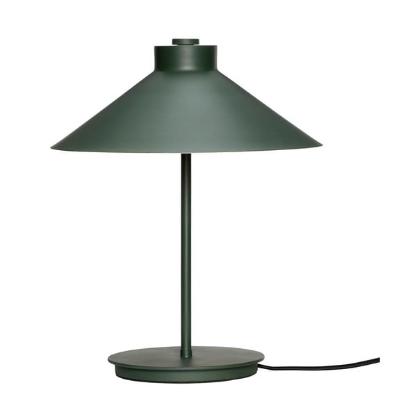 Lampada da tavolo verde scuro (altezza 38 cm) Shape - Hübsch