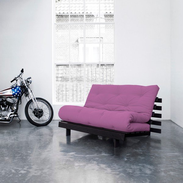 Variabilní pohovka Karup Roots Wenge/Taffy Pink