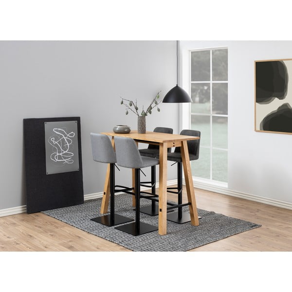 Sgabello da bar color antracite con altezza regolabile (altezza della seduta 78,5 cm) Avanja – Actona-image-2