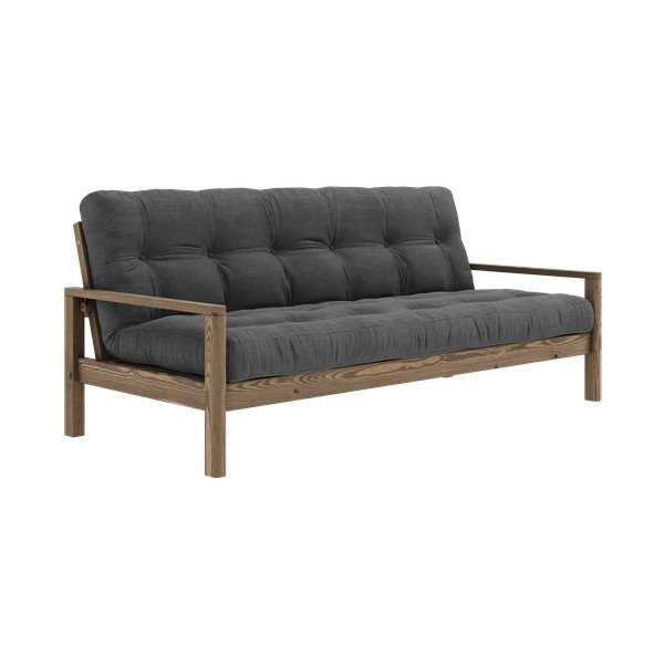 Divano letto nero-antracite 205 cm Knob - Karup Design-image-3