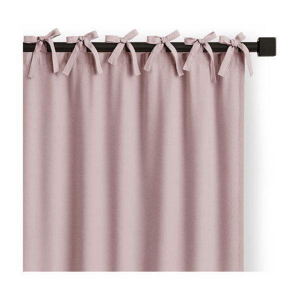 Tenda parzialmente oscurante rosa polveroso 140x250 cm Carli Tie – Restilo