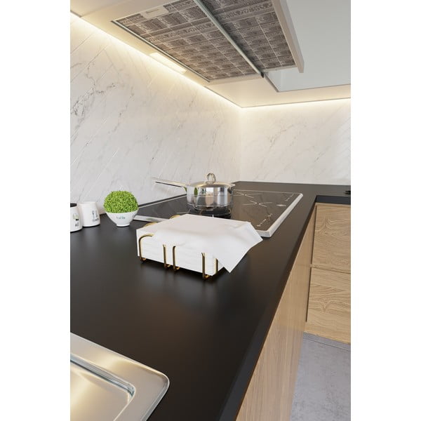 Porta tovaglioli in metallo Kare - Mioli Decor-image-3