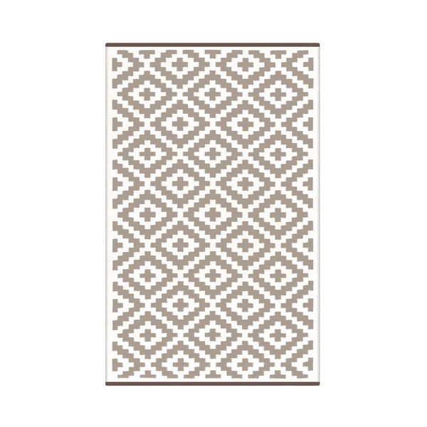 Tappeto per esterni bianco e beige Nirvana, 120 x 180 cm - Green Decore-image-1