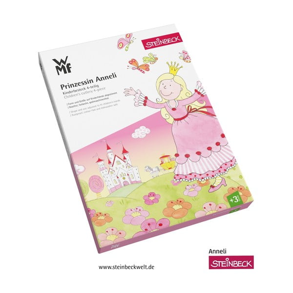 Set di 4 posate per bambini in acciaio inox Anneli Anelli - WMF-image-1