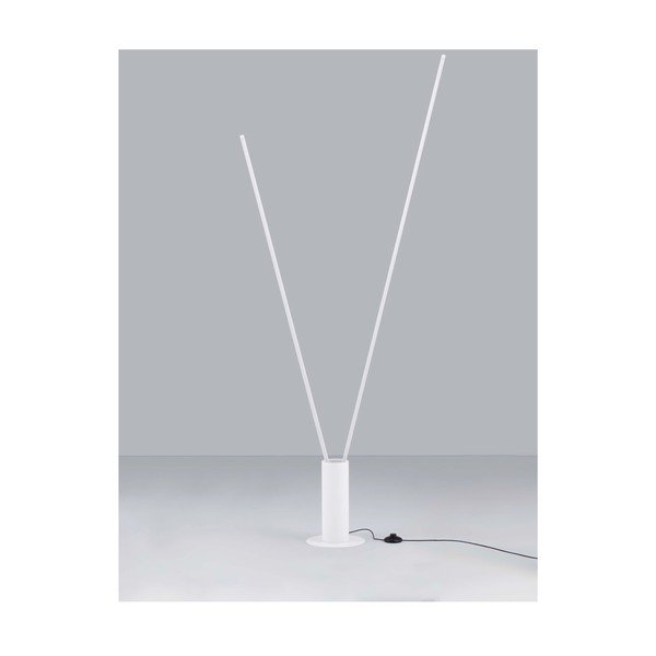Lampada da terra LED bianco opaco in metallo con struttura flessibile (altezza totale 181 cm) Kimolia – Nova Luce-image-2