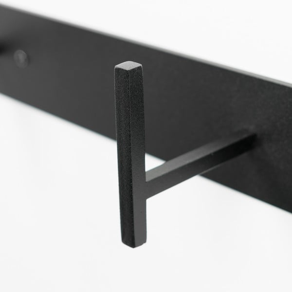 Attaccapanni da parete nero in metallo 64 cm Chapman – Spinder Design-image-3