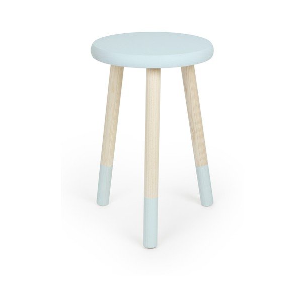Sgabello in legno blu Calcetines - Little Nice Things