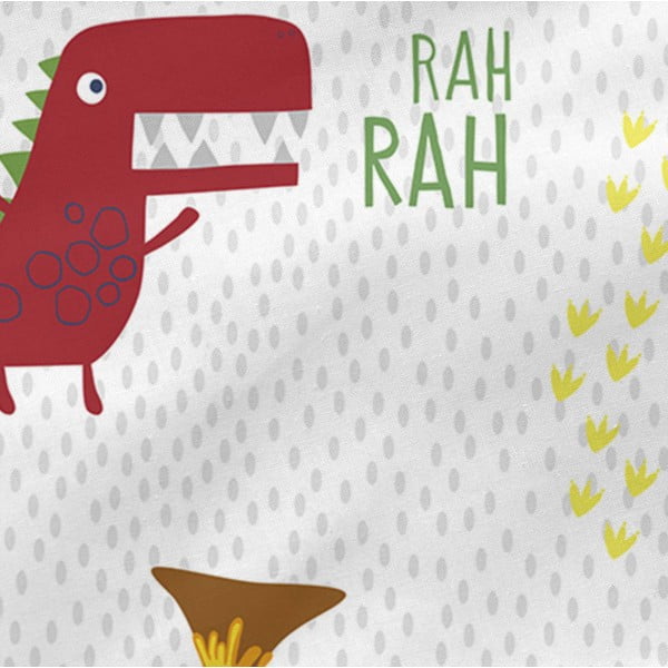 Lenzuolo di cotone per bambini, 90 x 200 cm Funnysaurus - Moshi Moshi-image-4