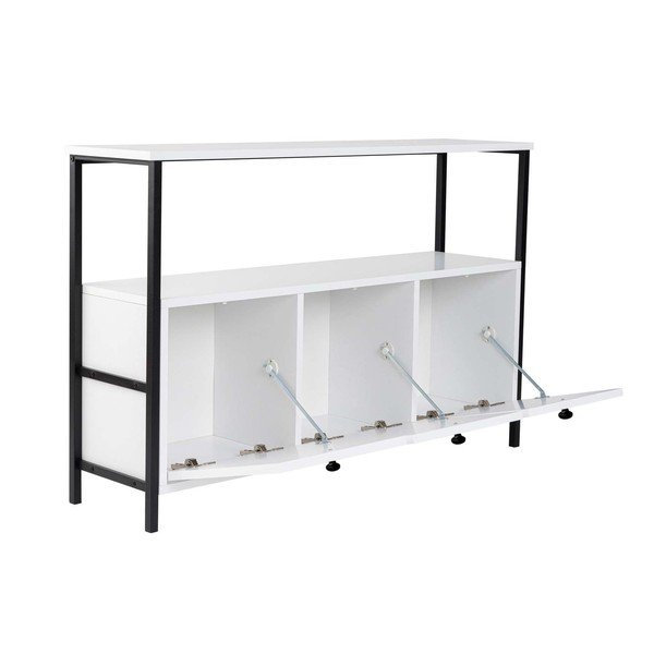 Tavolo consolle bianco opaco 29,5x120 cm Solace – Kalune Design-image-3
