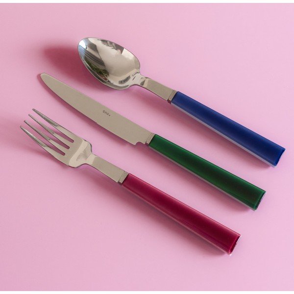 Posate rosa in acciaio inox 16 pz per 4 persone Poppy – ONA-image-2