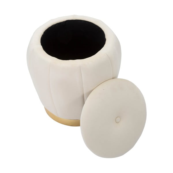 Sgabello in velluto crema Paris - Mauro Ferretti-image-4