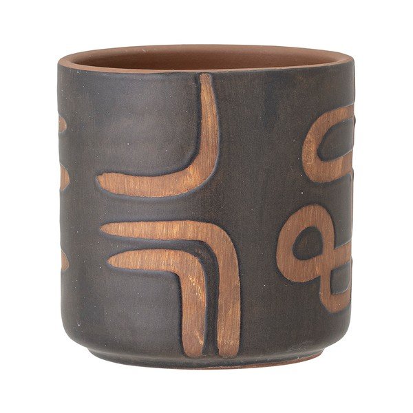 Coprivaso in terracotta ø 12 cm Abas - Bloomingville-image-2